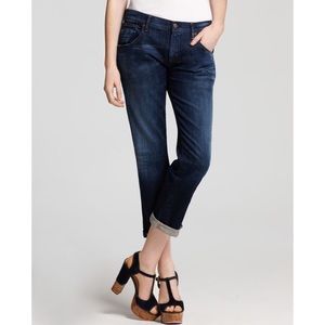 CoH Dylan Drop Rise Cropped Jean in San Marco
